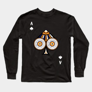 Ace of Spades - Poker Card Design Long Sleeve T-Shirt
